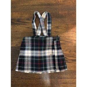 Smiths Bermuda Kilt Youth Size 6 Tartan Plaid Traditional England Pleated Wool